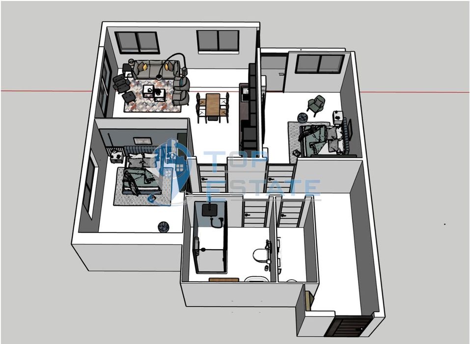 Продава се Тристаен апартамент в Велико Търново, Бузлуджа - 93 кв.м за 1008 €/кв.м - Снимка #2
