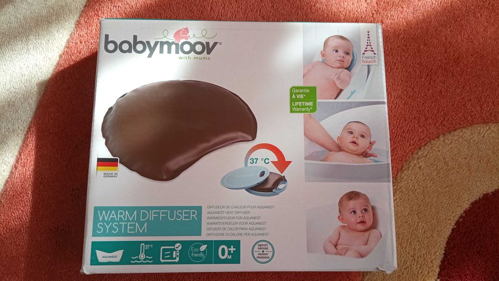 Бебешка вана Babymoov Aquanest със стойка (+ затопляща подложка)
