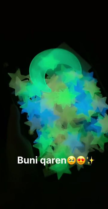 Ёнадиган юлдузчалар ва ой