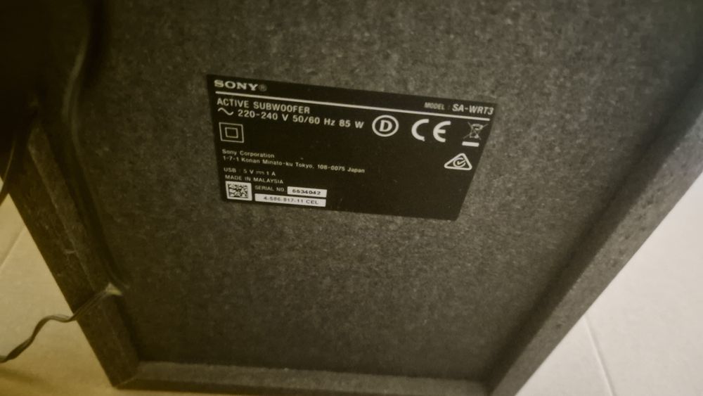 Sony HT-RT3 soundbsr