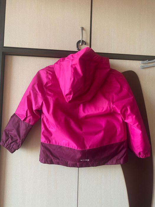 Детско зимно яке за момичета Wedze. Розаво.Номер 91-97см за 3 годишни.