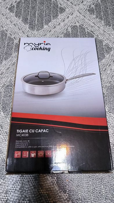 Tigaie cu  capac Myria