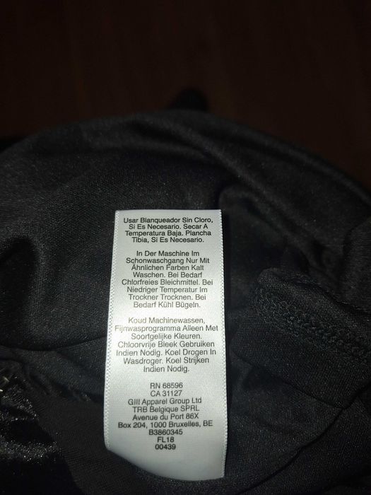 Top dama, negru,DNKY, layer, fara maneci, nou cu etichete, L.