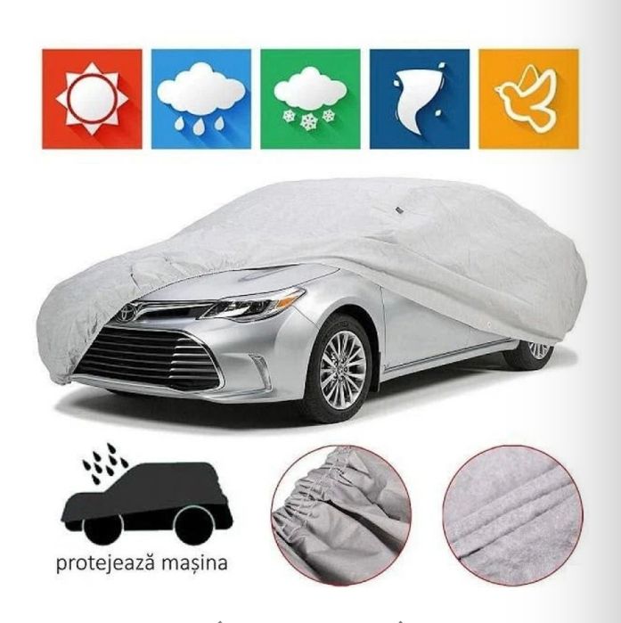 Prelata impermeabila pentru autoturisme, husa auto PEVA