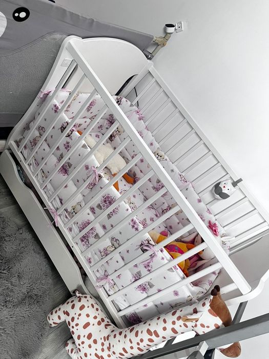 Patut + saltea + aparatori bebe