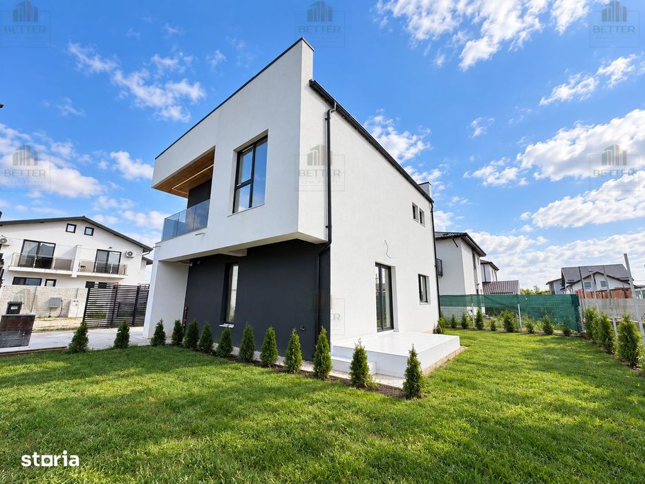 Casă individuală – 5 camere, 3 băi | Comuna Berceni - Curte amenajată