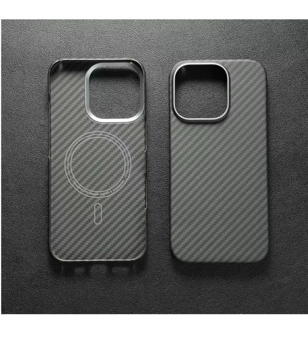 Iphone 13 14 15 16 PRO MAX Husa Real Fiber Carbon Woven Subtire