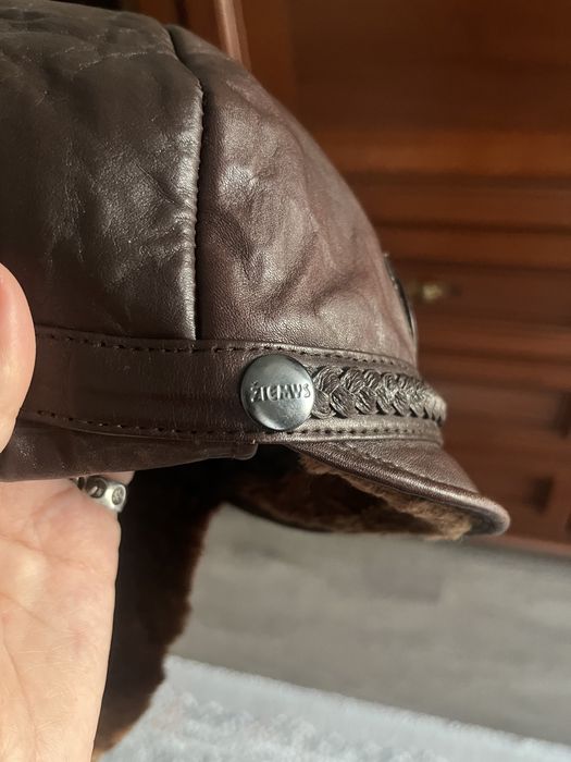 Ушанка натуральная кожа