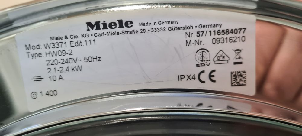 Пералня Miele W3371 Edition 111 7кг А ++ 1400обр