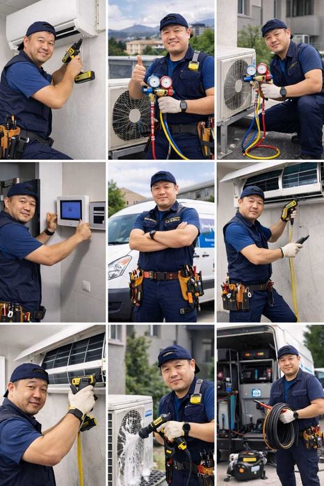 Установка кондиционера