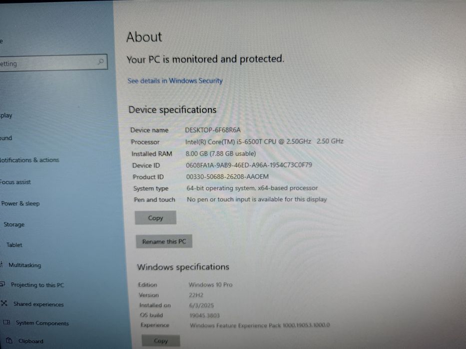HP EliteDesk 800 G3 DM