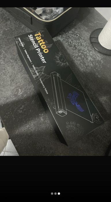 Vând set masina tatuat plus imprimanta