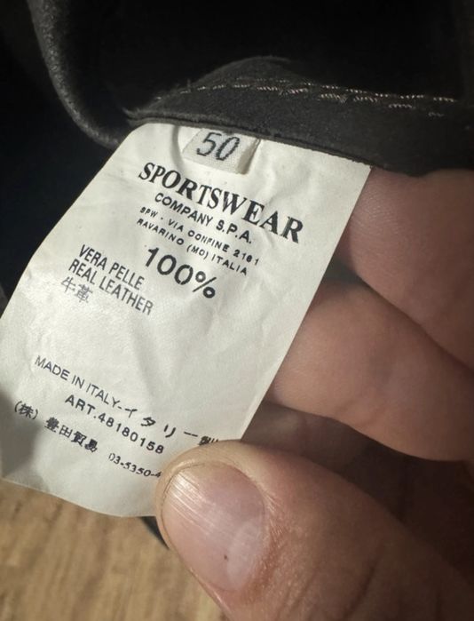 Geaca  CP Company piele/Stone Island ,in stare  foarte buna