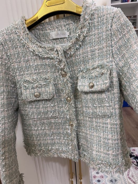 Женский твидовый Пиджак