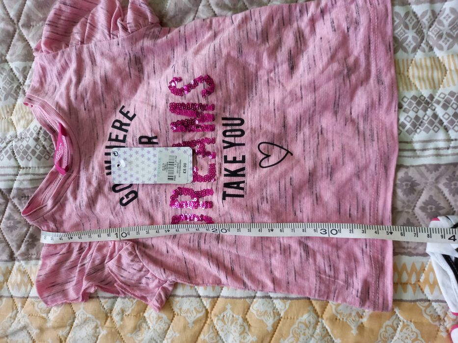 Бебешка блуза с къс ръкав