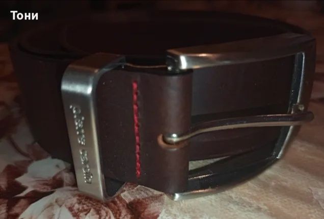 PIERRE CARDIN Оригинал Мъжки Колани Изцяло Естествена Кожа 105