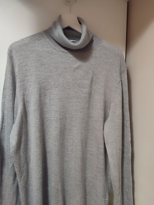 Луксозен дълъг пуловер 100%Extra Fine Merino