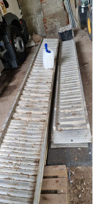 Rampe aluminiu pentru excavator ori mini excavator