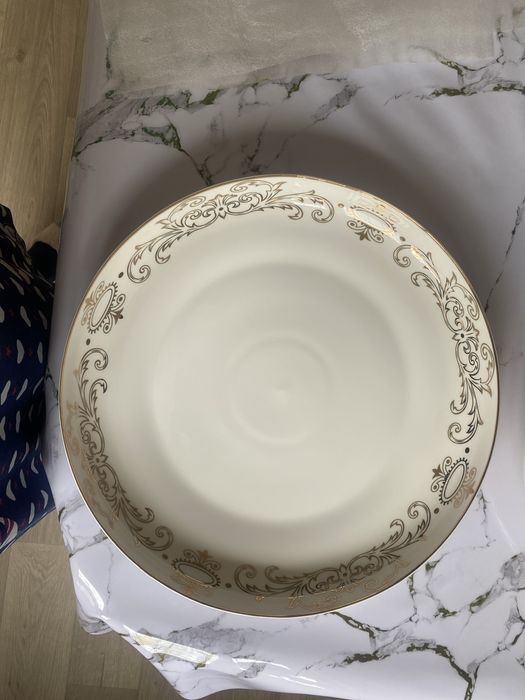 Ет табақ үлкен. Диоганаль 45 см. Екі дана.