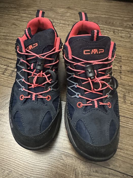 CMP incaltaminte de trekking pentru copii,marime 36,Antracite-Red Fluo