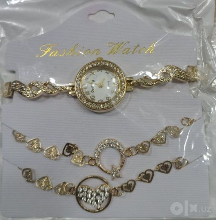 Позолоченные часы Fashion Watch