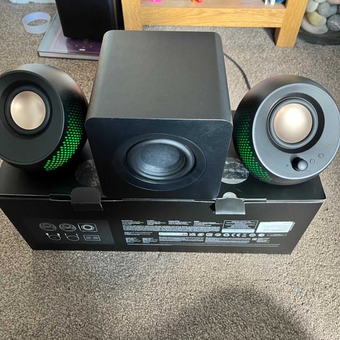 CREATIVE Pebble X Plus 2.1 USB-C високоговорители със субуфер и RGB