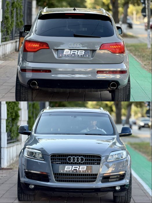 • Audi Q7 2007 • 3.0 Quattro 245 cp / 7 Locuri / Perne / Nardo Grey • Parc Auto • RATE • Garanție •