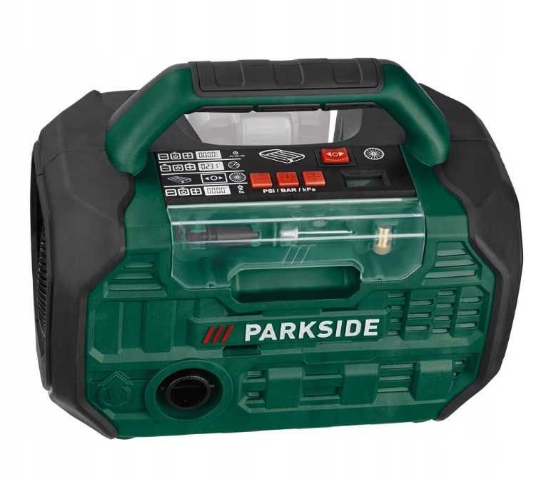 Компресор със смарт батерия 4Ah ParkSide PKA 20-LI A1