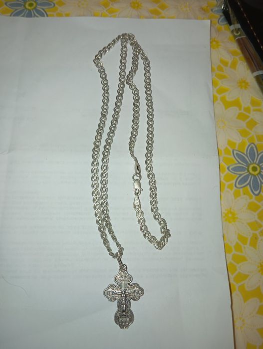 Серебро с крестиком