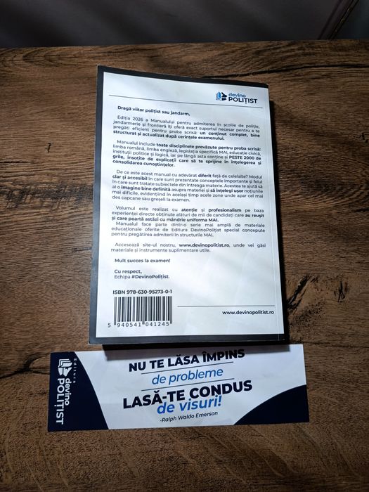 Vand Manualul Devino Politist 2026!! OFERTA