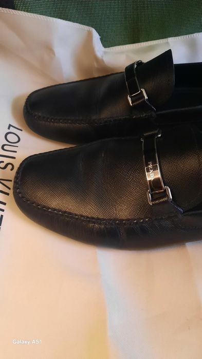 Черные Макасины PRADA КОЖА