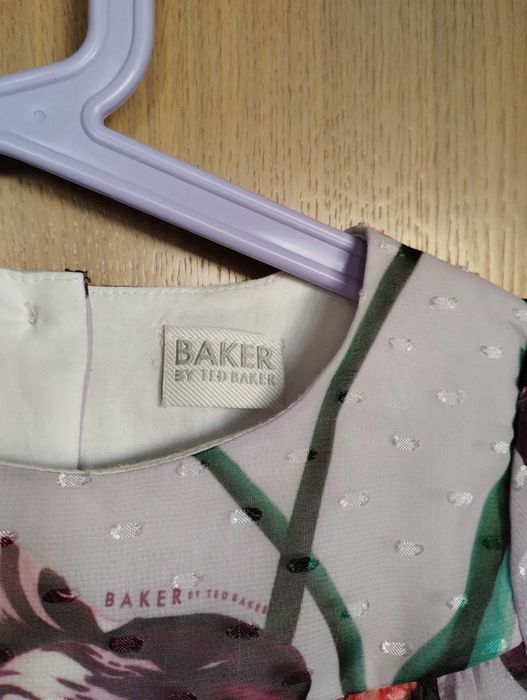 Детска копринена официална рокля на Ted Baker