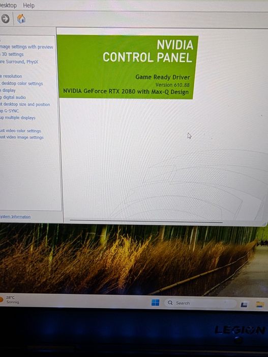 Laptop gaming lenovo legion Y740, i7 9750H, RTX 2080 Max-Q