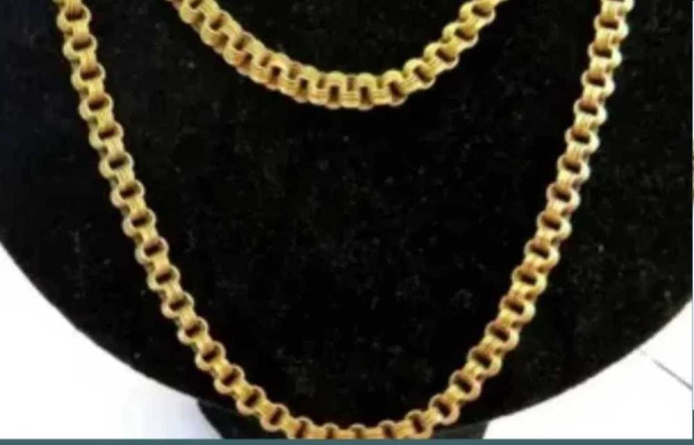 Colier argint placat aur 18k