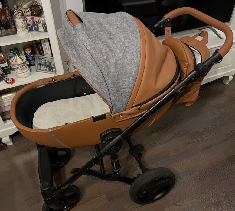 Carucior 3 in 1 Krausman Nexxo - nuanta Caramel- Testat ADAC