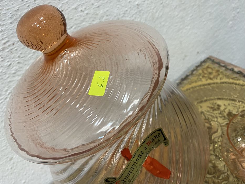 Италианска купа с чаши на опалин