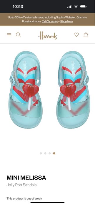 Sandale pentru copii MINI MELISSA, masura 22