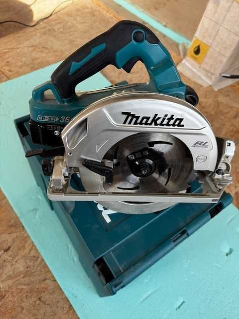 Акумулаторен ръчен циркуляр Makita DHS782 190mm, 18+18V (+ 2х6 Ah)