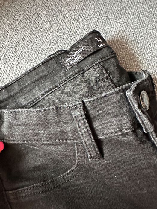 Дамски дънки Mid Waist Skinny