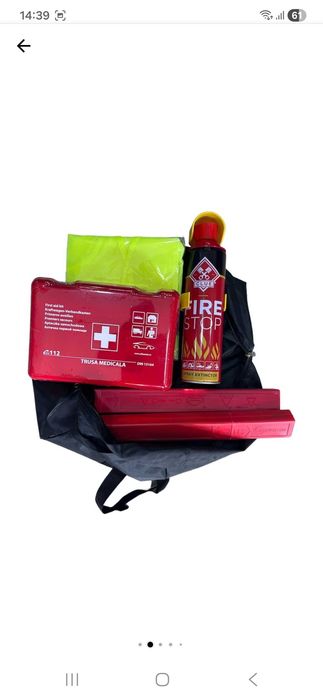 Trusa medicala si stingator auto