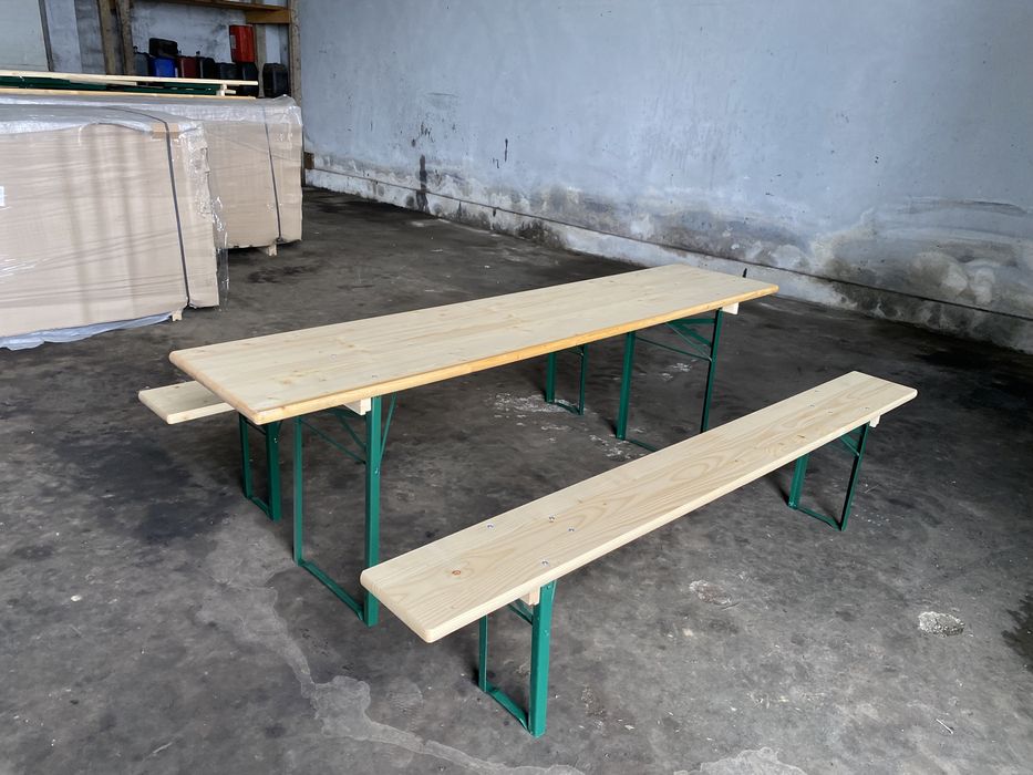 Set berarie masa cu 2 banci IDL® Russia, 220x50cm 8 PERSOANE, Confecti