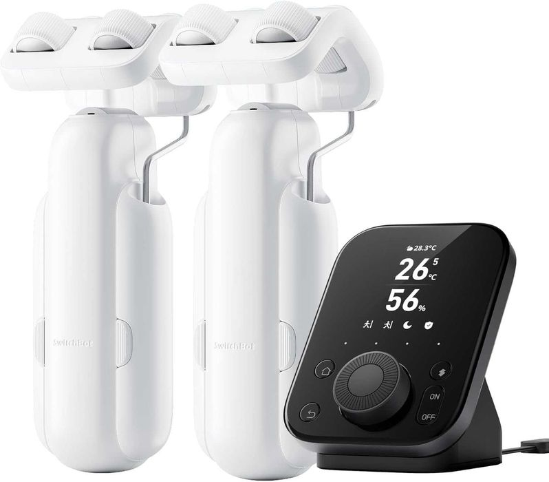 Смарт мотор за перде SwitchBot Curtain 3 + Hub 3