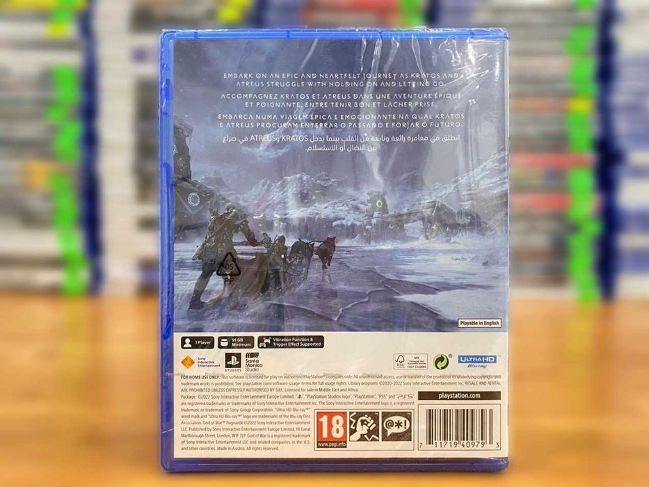 НОВЫЙ God Of War: Ragnarok/Бог Войны: Рагнарёк PS5 Большой Выбор Игр