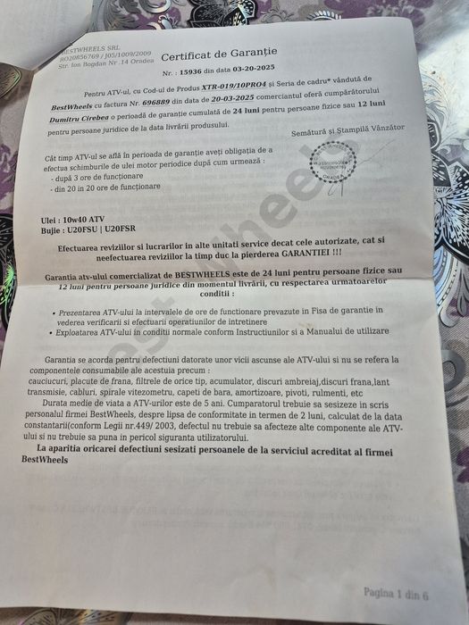 Vând atv 250cc Xtr Pro Farmer