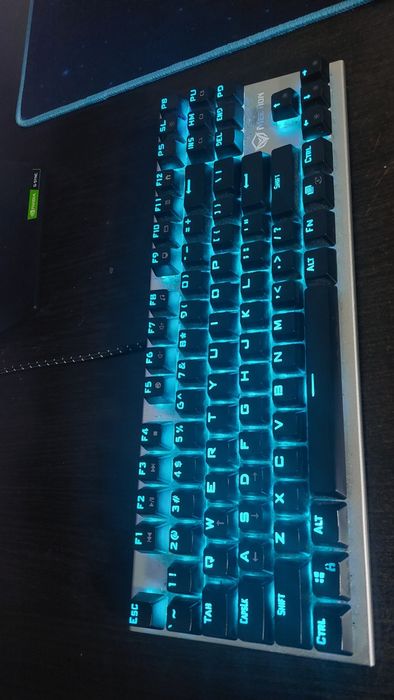 Tastatura gaming mecanica Meetion MK04 iluminare RGB, TKL, switch Oute