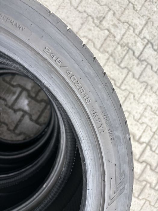 4бр Нови Летни гуми DUNLOP 245/40/18 DOT0623