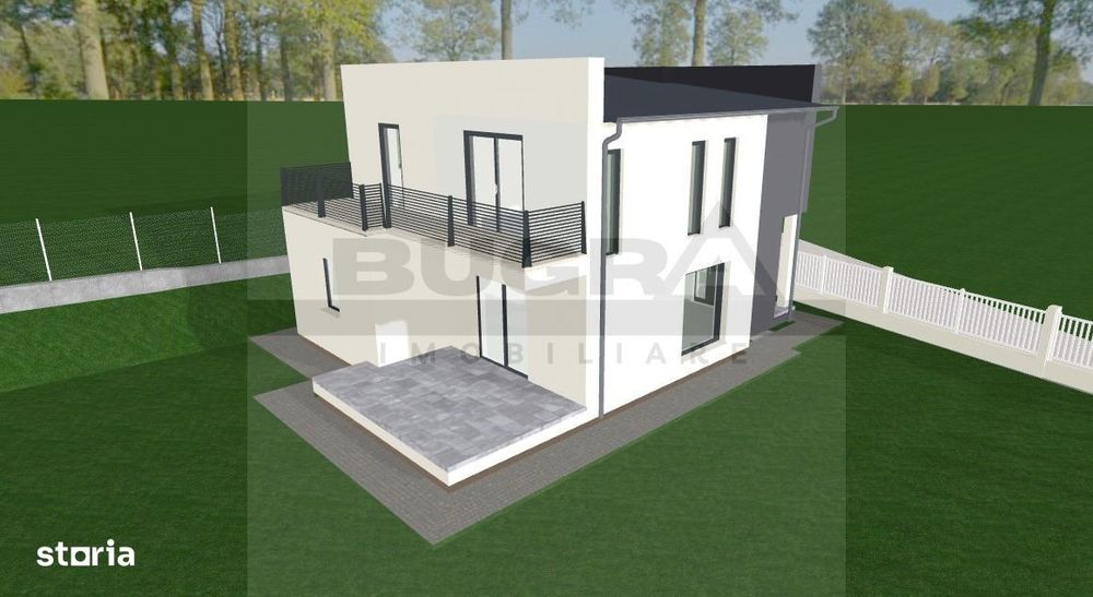 Casa individuala cu 4 camere , 120mp, 700mp teren, zona Mera