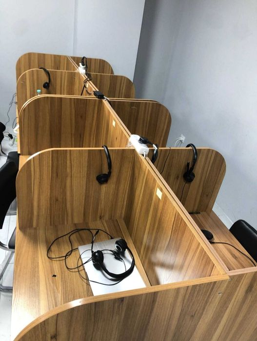 Call-centr uchun parta mebel