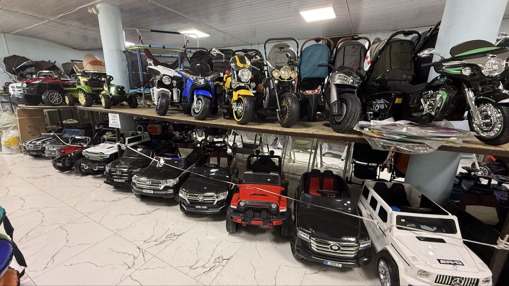 Детские электромашины на пульте