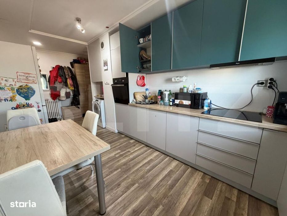Apartament 4 camere deco, 2 bai, 82 mp, lift nou, parcare primarie zon